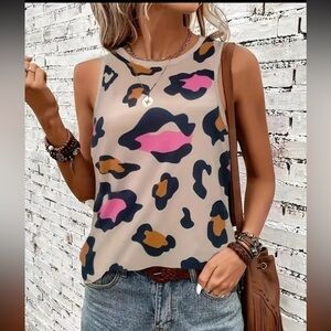 🦃 Leopard Print Tank Top